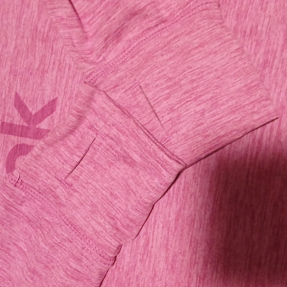 Reebok Heather Lilac Hoodie With Thumb Holes Size XXL - Picture 6 of 8
